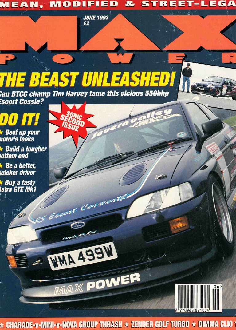 Max Power June 1993 cover page