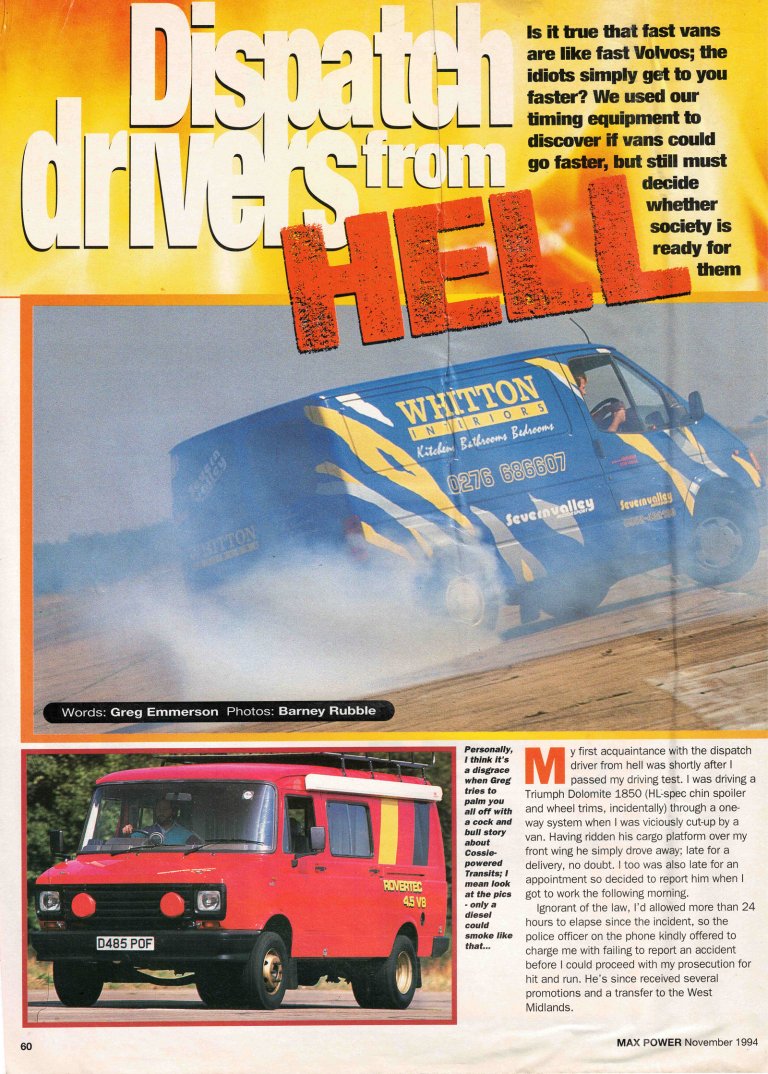 Max Power November 1994 cover page
