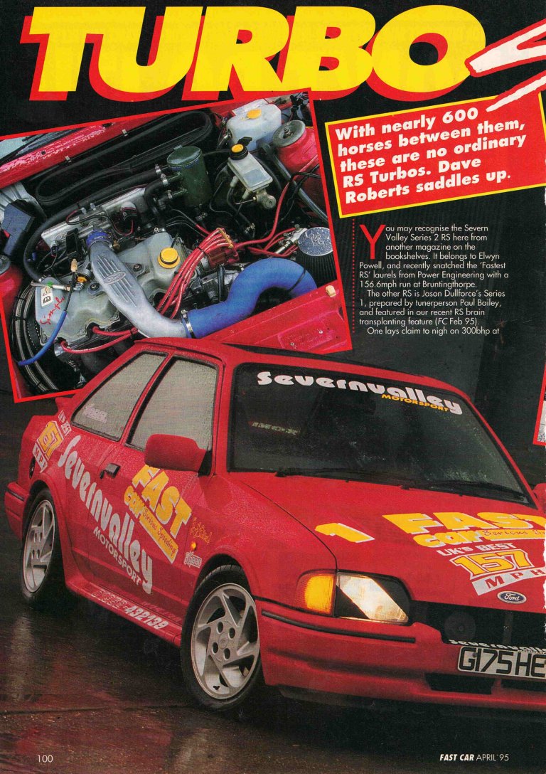 Fast Car April 1995 cover page