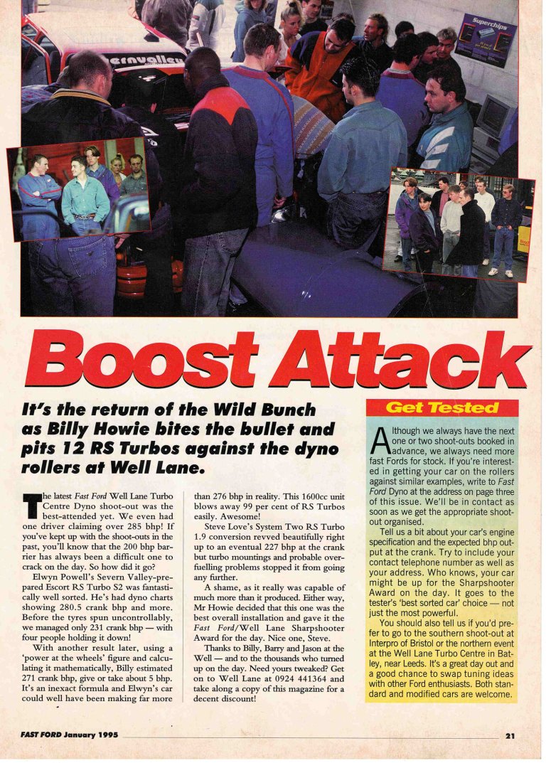 Fast Ford January 1995 cover page