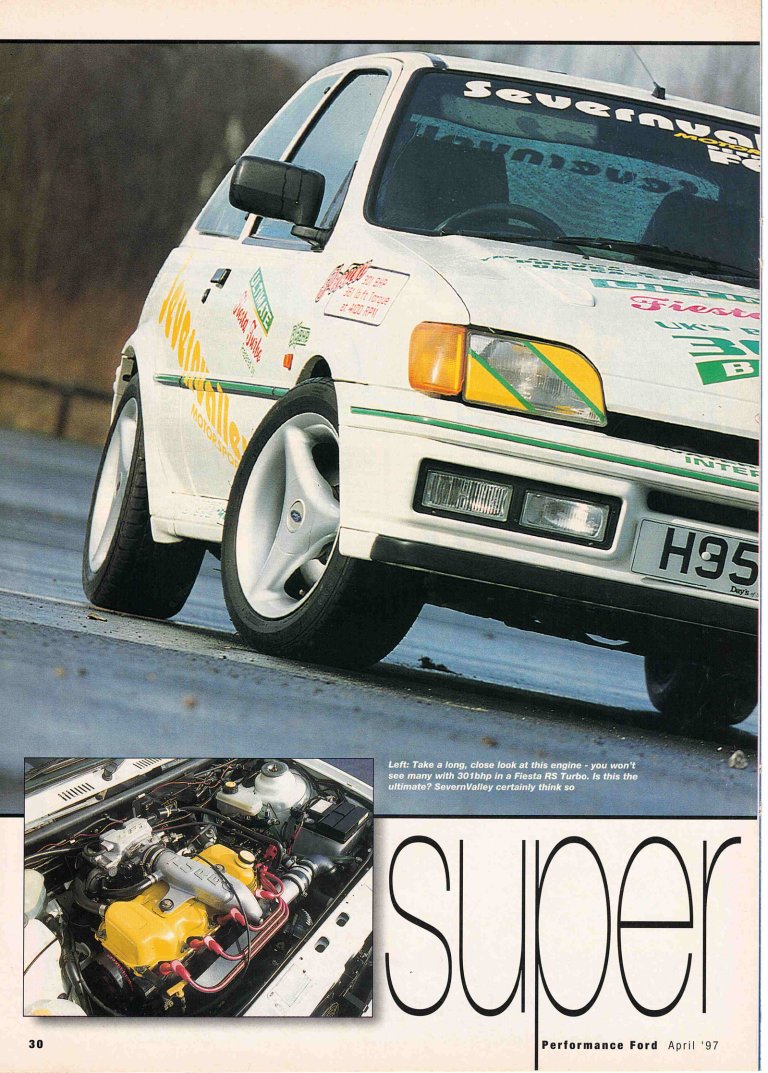 Performance Ford April 1997 cover page