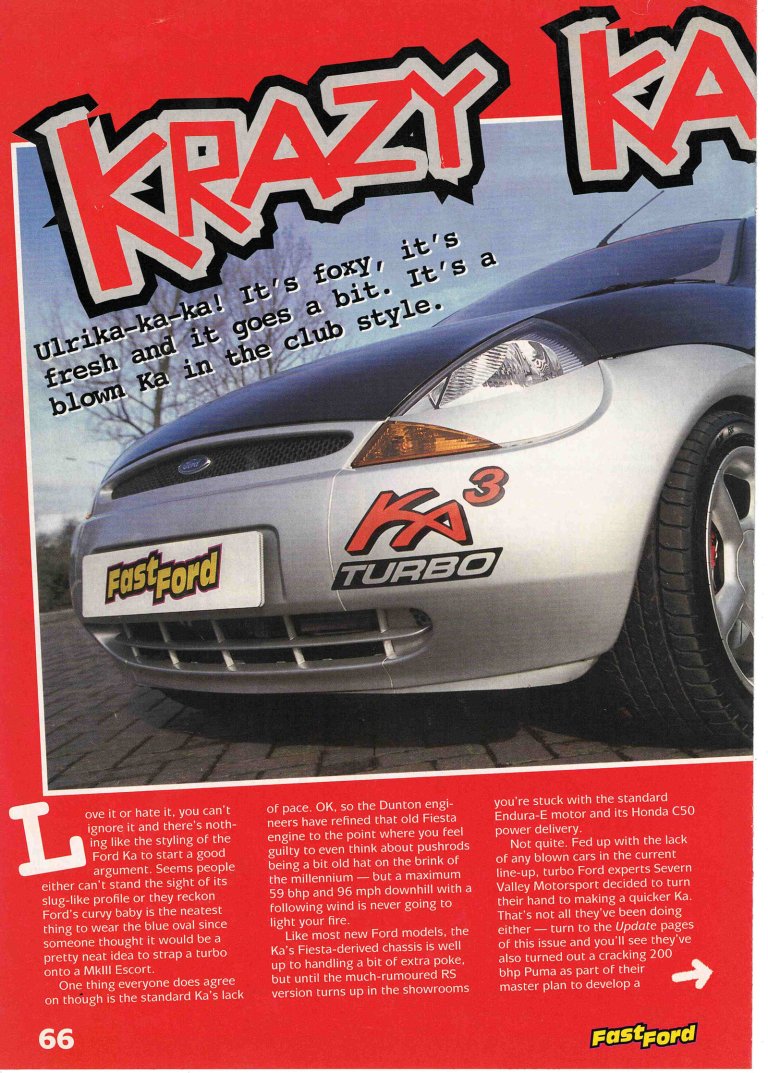 Fast Ford April 1998 cover page