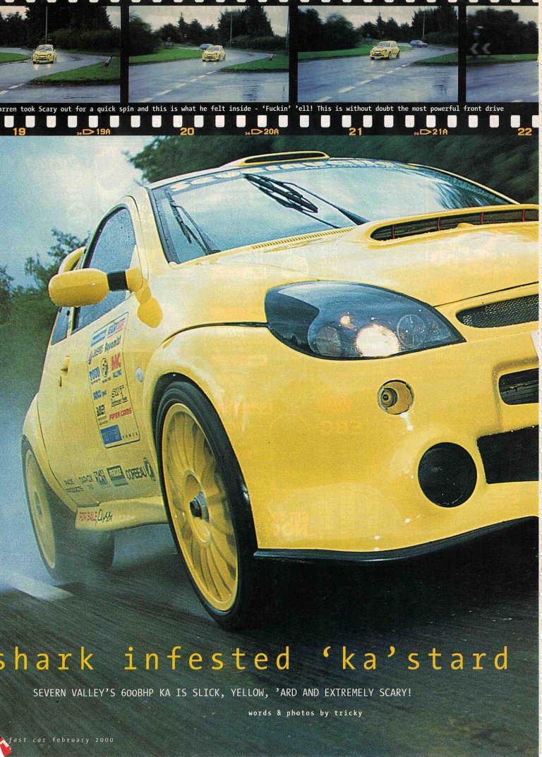 Fast Car February 2000 cover page